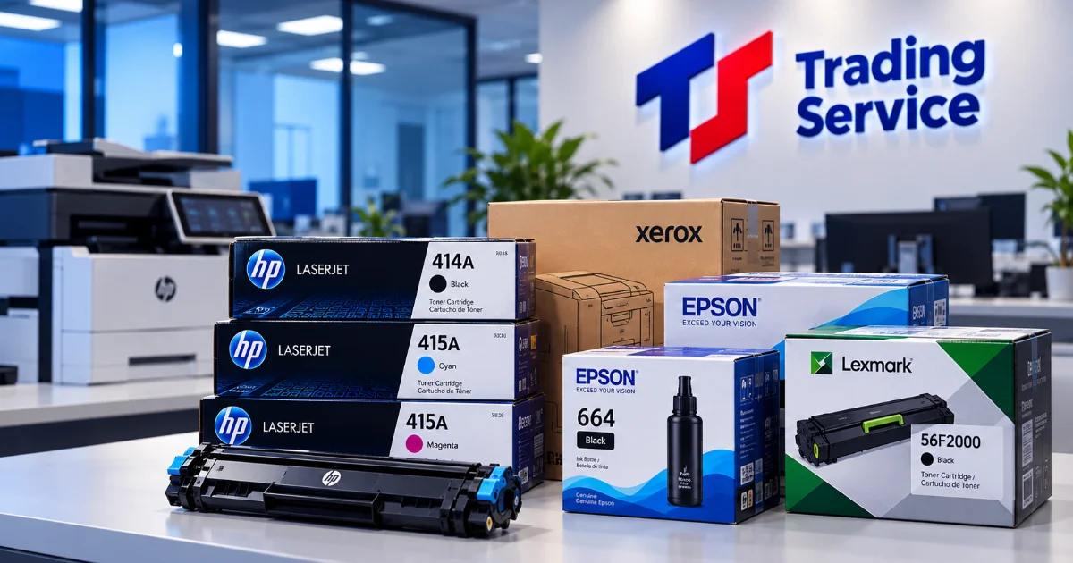 Consumibles e insumos informáticos originales - Trading Service