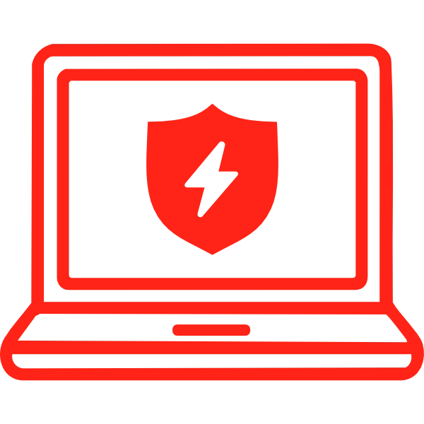 Icono de laptops de alto nivel corporativo