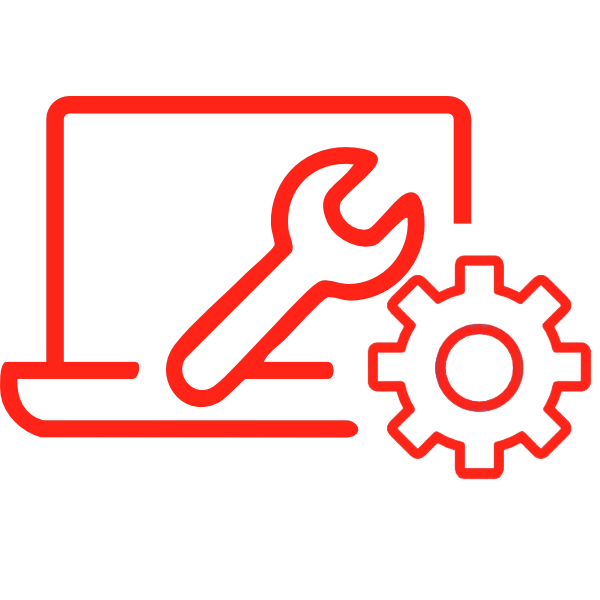 Icono de mantenimiento preventivo y correctivo