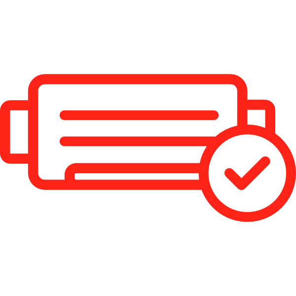 Icono de suministros consumibles originales